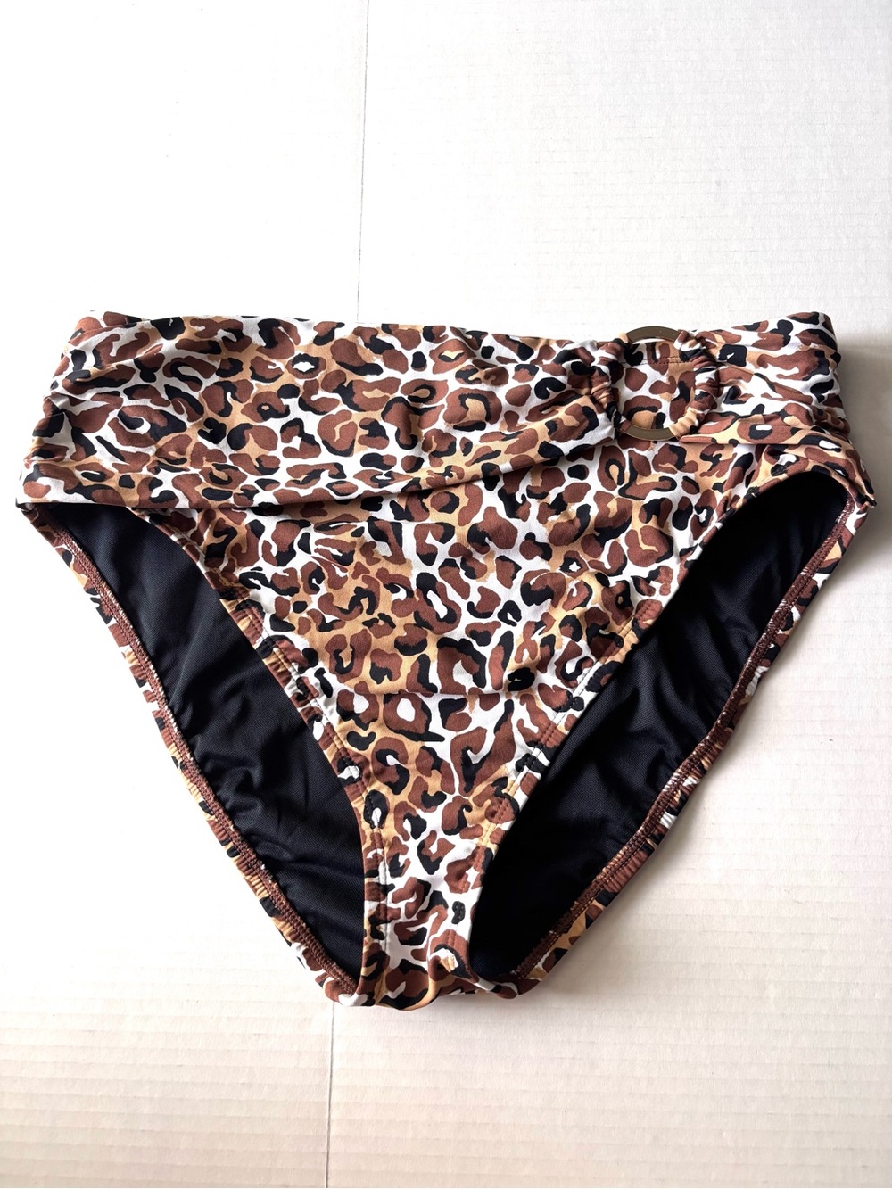 Lilly Pulitzer Valyn Animal Print High Rise Bikini Bottom Only Women’s 10 NWOT - Picture 3 of 12
